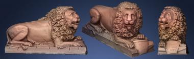 3D model Lion 44 (STL)